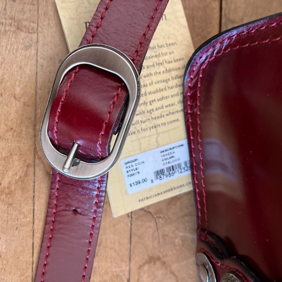 NWT Patricia Nash Italian Leather Venezia Pouch Renaissance Coin Crossbody Bag - Picture 12 of 13